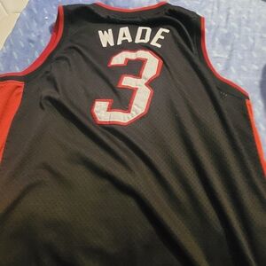 MiamiHeat Dwayne Wade Mitchell And Ness Hardwood Classics Jersey...